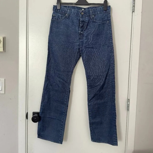 Seven For All Mankind Medium Dark Wash Standard Straight Leg Jeans Women's 31 - Picture 6 of 16